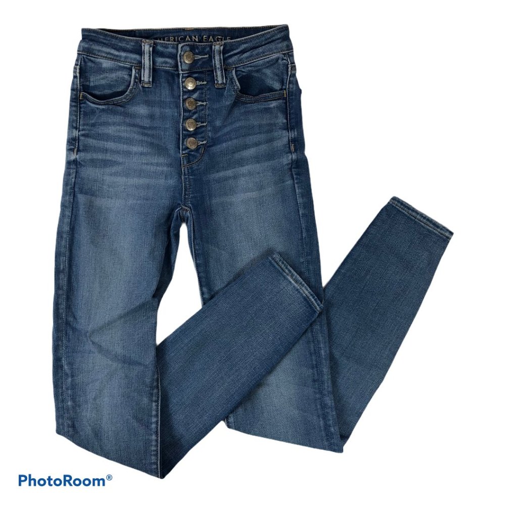 American Eagle Super Hi Rise Jegging 5 Button LONG